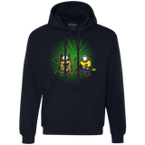 Sweatshirts Navy / Small Dark Minion VS False God Premium Fleece Hoodie