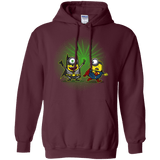 Sweatshirts Maroon / Small Dark Minion VS False God Pullover Hoodie