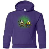 Sweatshirts Purple / YS Dark Minion VS False God Youth Hoodie
