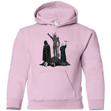 Sweatshirts Light Pink / YS Dark Power Youth Hoodie