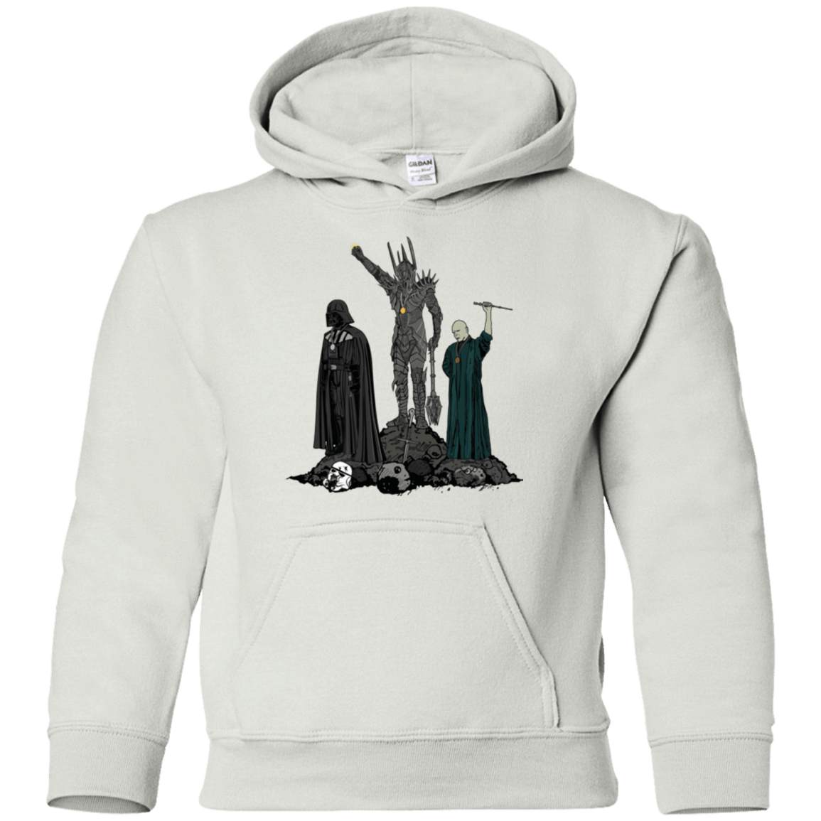 Sweatshirts White / YS Dark Power Youth Hoodie
