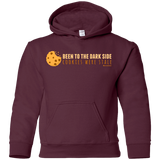 Sweatshirts Maroon / YS Dark Side Cookies Youth Hoodie