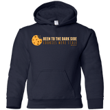 Sweatshirts Navy / YS Dark Side Cookies Youth Hoodie