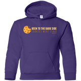 Sweatshirts Purple / YS Dark Side Cookies Youth Hoodie