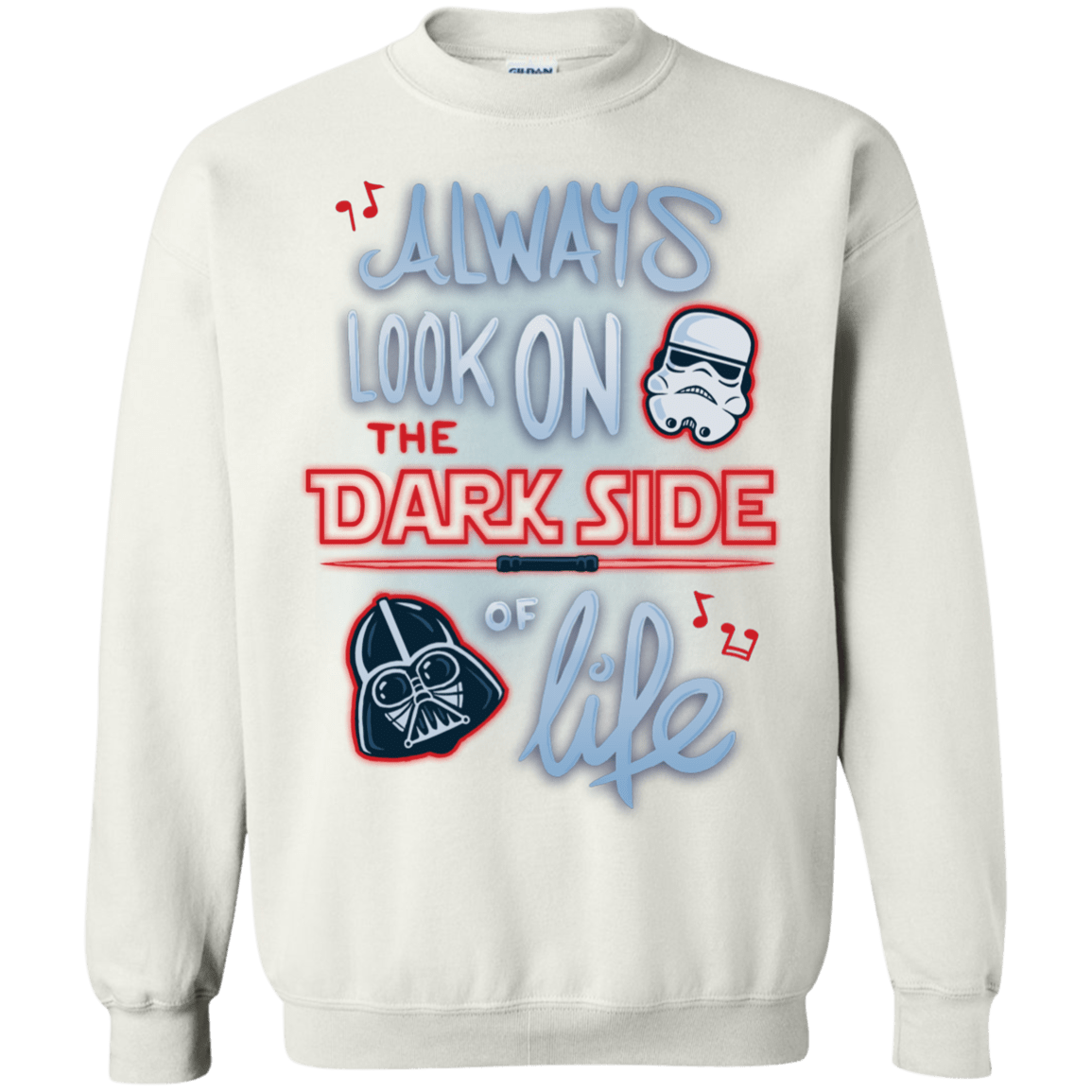 Sweatshirts White / Small Dark Side of Life Crewneck Sweatshirt