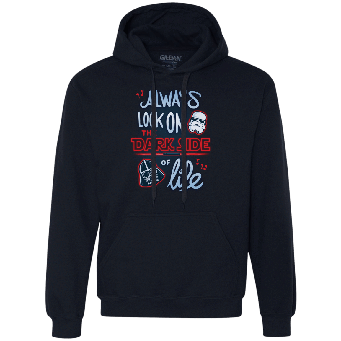 Sweatshirts Navy / Small Dark Side of Life Premium Fleece Hoodie