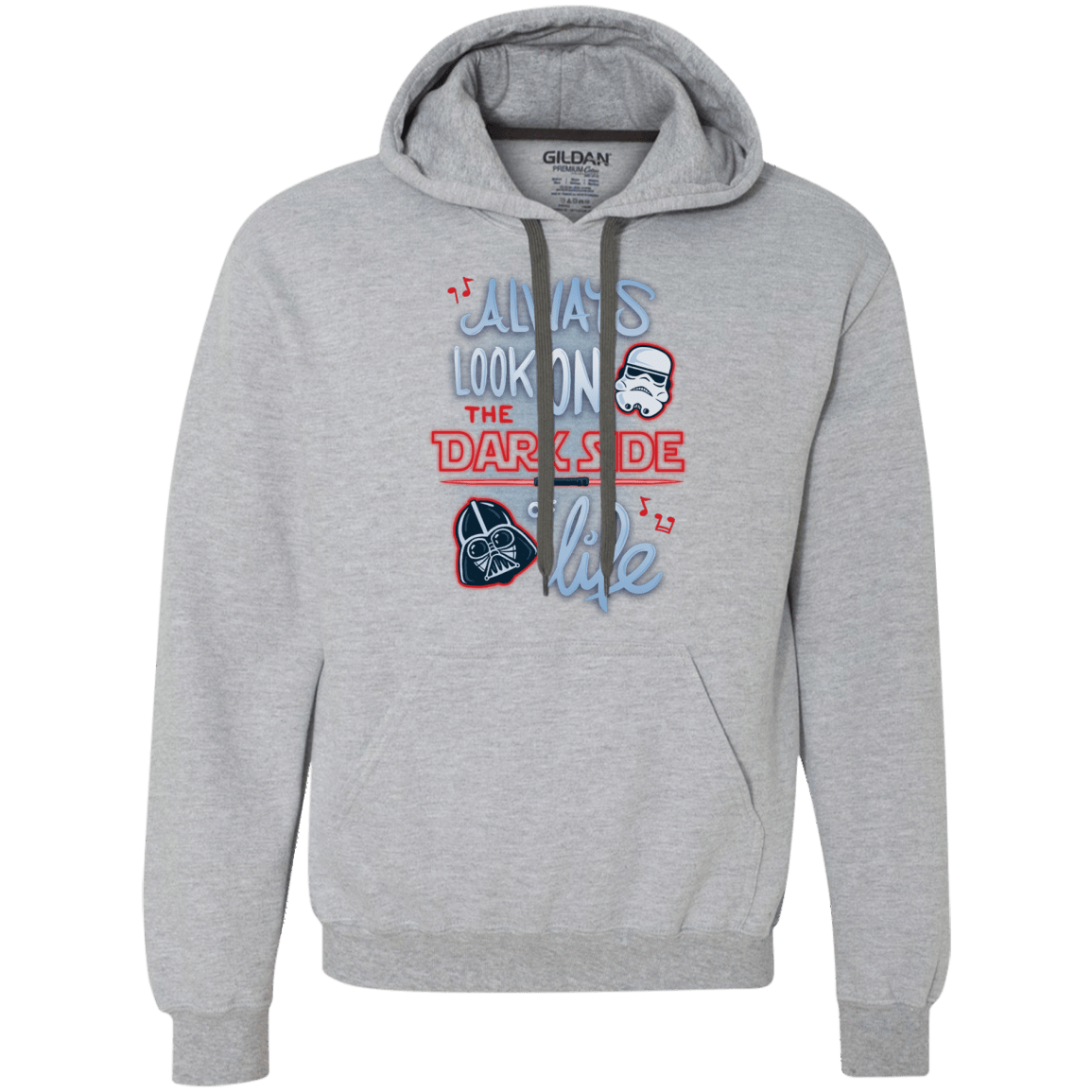 Sweatshirts Sport Grey / Small Dark Side of Life Premium Fleece Hoodie