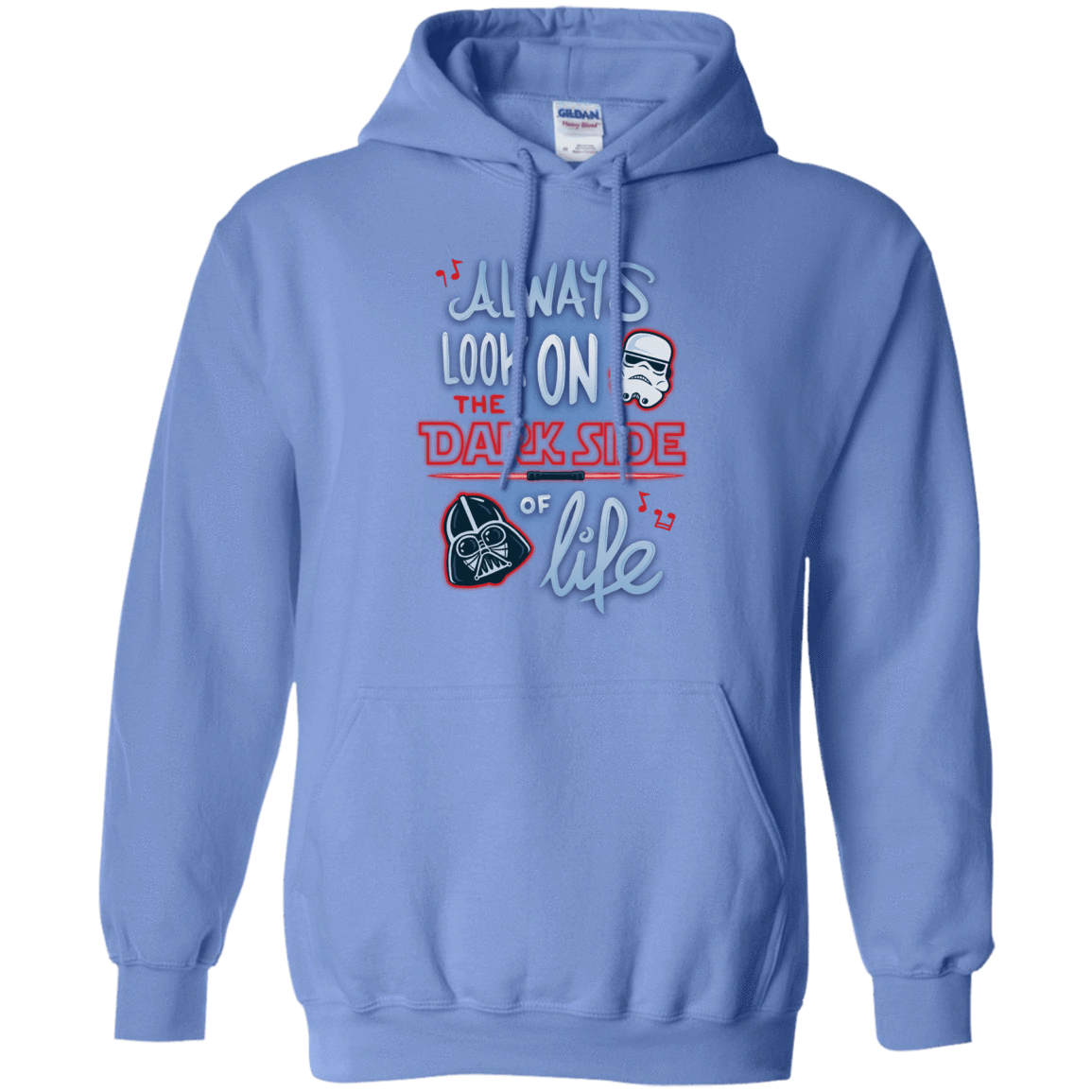 Sweatshirts Carolina Blue / Small Dark Side of Life Pullover Hoodie