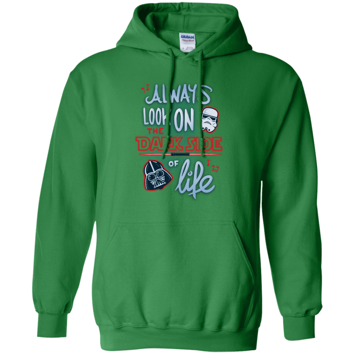 Sweatshirts Irish Green / Small Dark Side of Life Pullover Hoodie