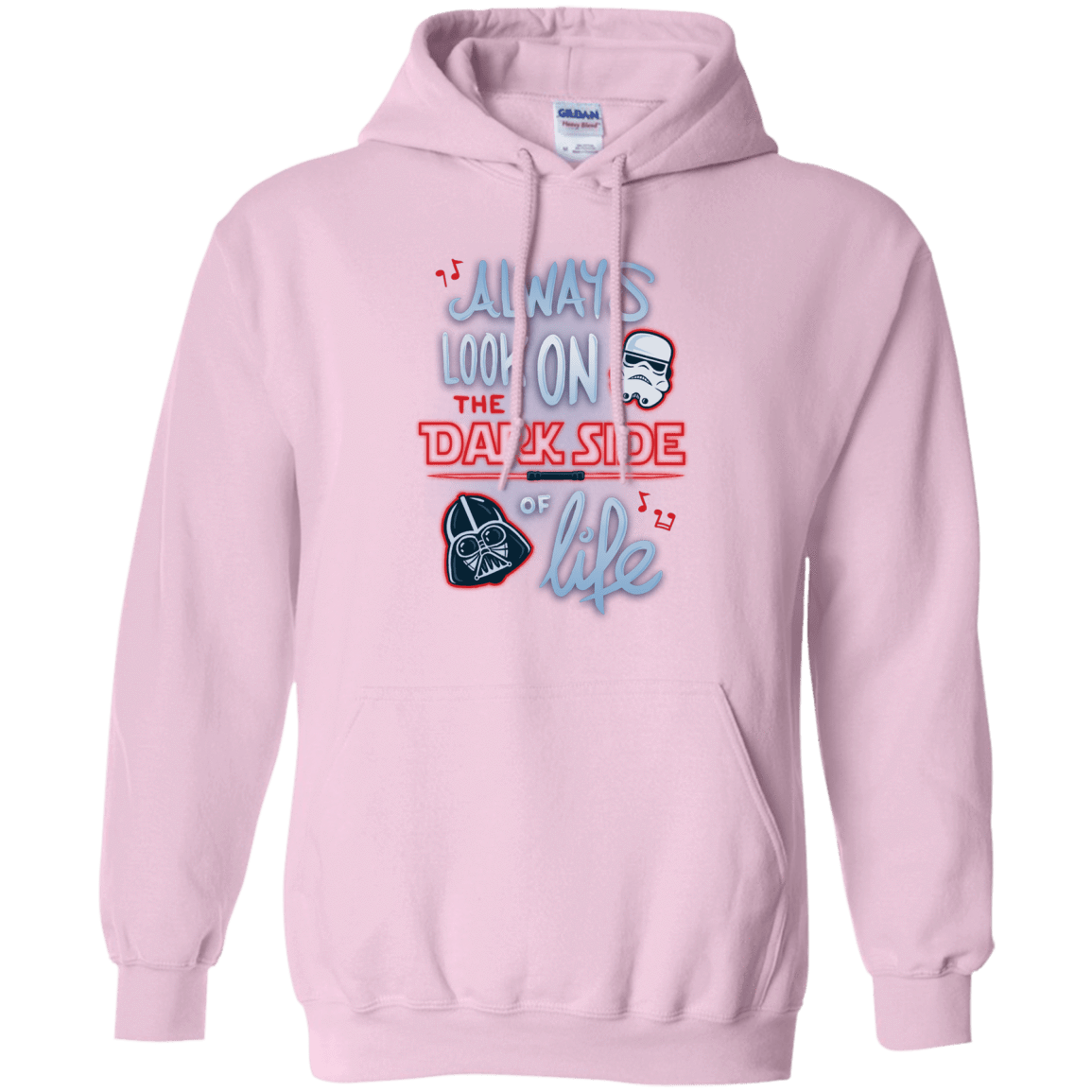 Sweatshirts Light Pink / Small Dark Side of Life Pullover Hoodie