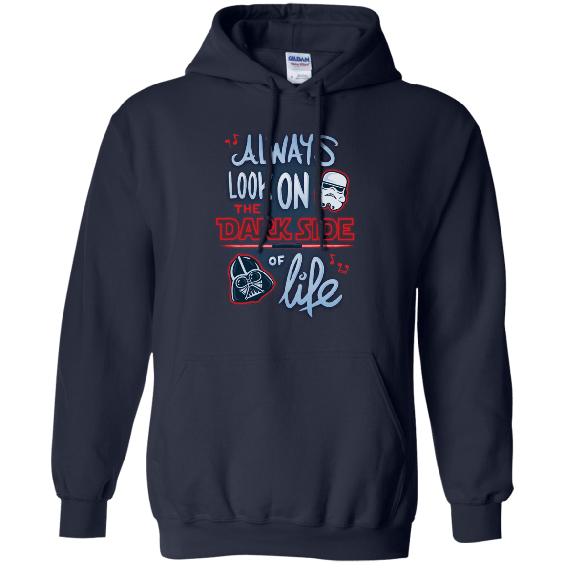 Sweatshirts Navy / Small Dark Side of Life Pullover Hoodie