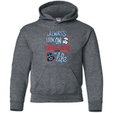 Sweatshirts Dark Heather / YS Dark Side of Life Youth Hoodie