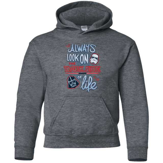 Sweatshirts Dark Heather / YS Dark Side of Life Youth Hoodie