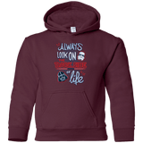Sweatshirts Maroon / YS Dark Side of Life Youth Hoodie