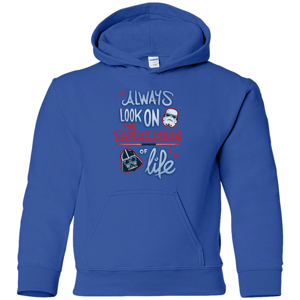 Sweatshirts Royal / YS Dark Side of Life Youth Hoodie