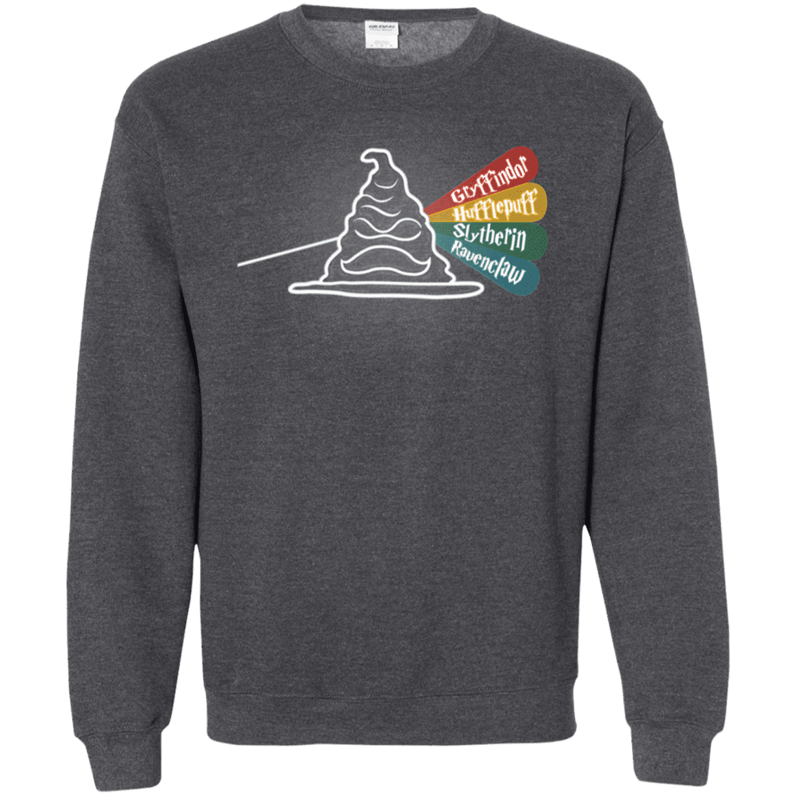 Sweatshirts Dark Heather / S Dark Side of the Hat Crewneck Sweatshirt