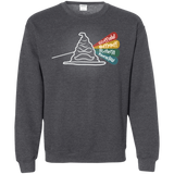 Sweatshirts Dark Heather / S Dark Side of the Hat Crewneck Sweatshirt