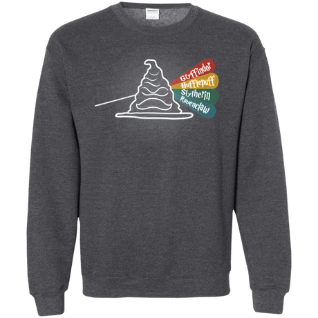 Sweatshirts Dark Heather / S Dark Side of the Hat Crewneck Sweatshirt