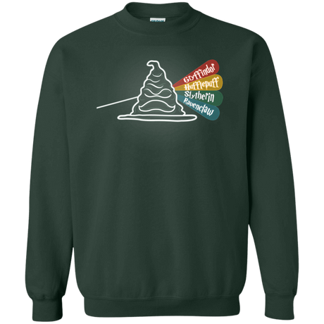 Sweatshirts Forest Green / S Dark Side of the Hat Crewneck Sweatshirt