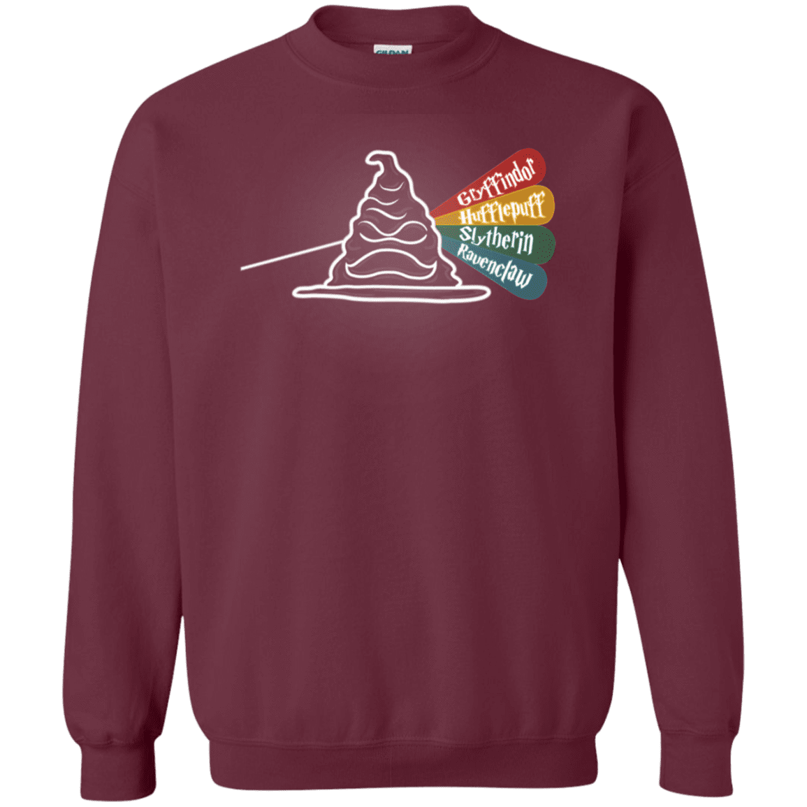 Sweatshirts Maroon / S Dark Side of the Hat Crewneck Sweatshirt