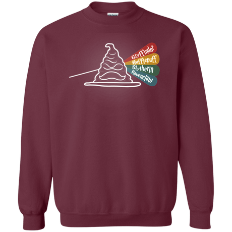 Sweatshirts Maroon / S Dark Side of the Hat Crewneck Sweatshirt