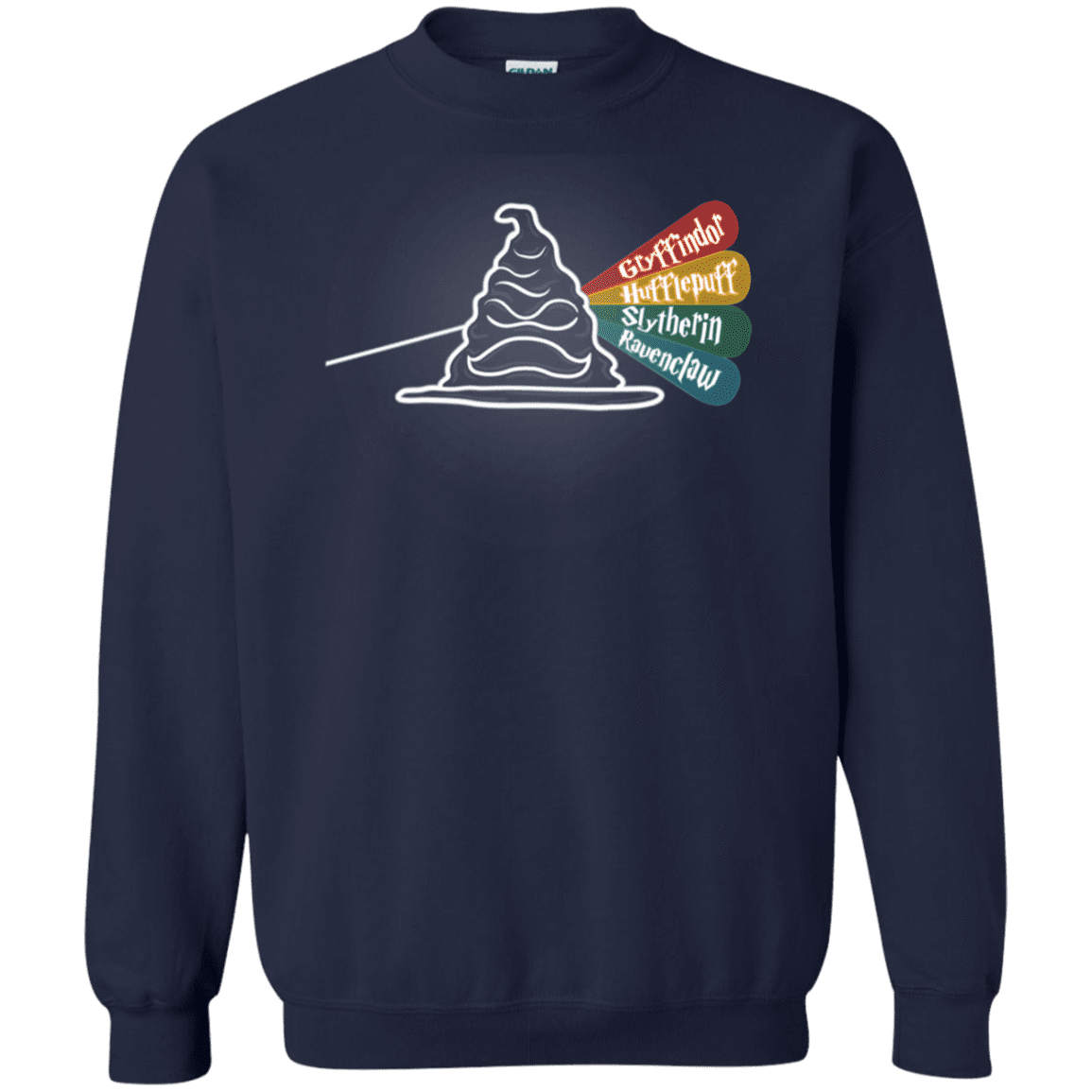 Sweatshirts Navy / S Dark Side of the Hat Crewneck Sweatshirt