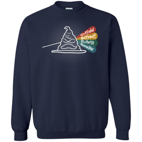 Sweatshirts Navy / S Dark Side of the Hat Crewneck Sweatshirt