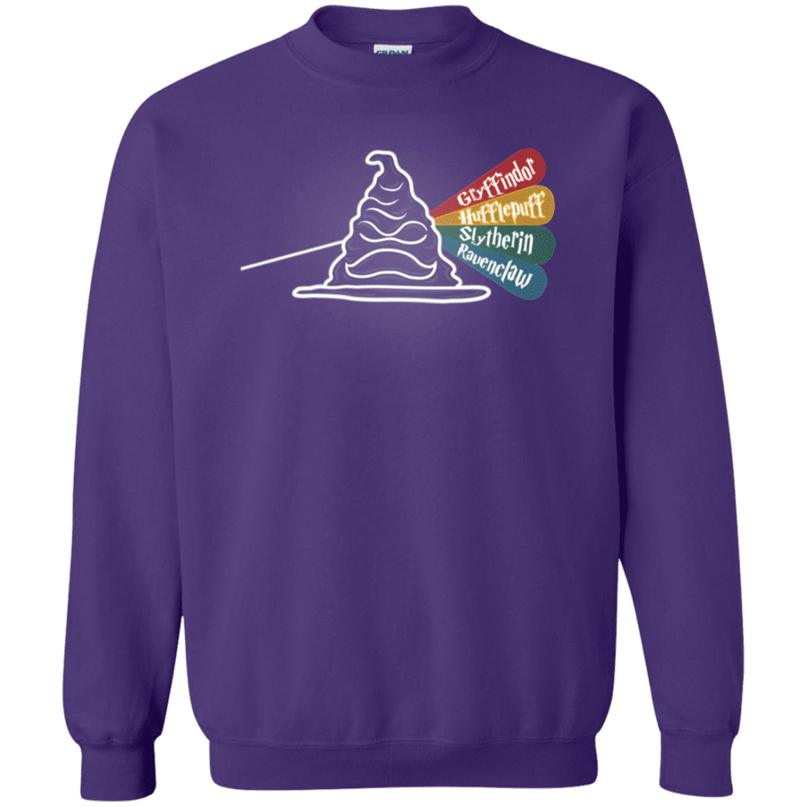 Sweatshirts Purple / S Dark Side of the Hat Crewneck Sweatshirt