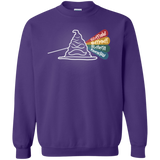 Sweatshirts Purple / S Dark Side of the Hat Crewneck Sweatshirt