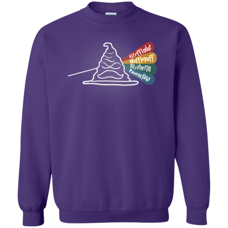 Sweatshirts Purple / S Dark Side of the Hat Crewneck Sweatshirt