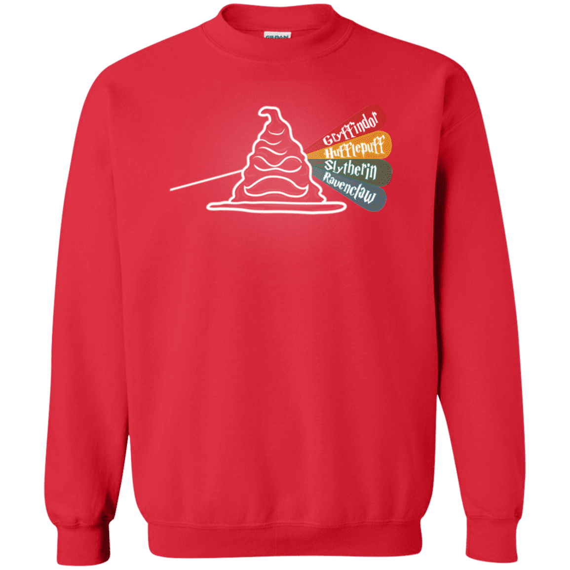 Sweatshirts Red / S Dark Side of the Hat Crewneck Sweatshirt