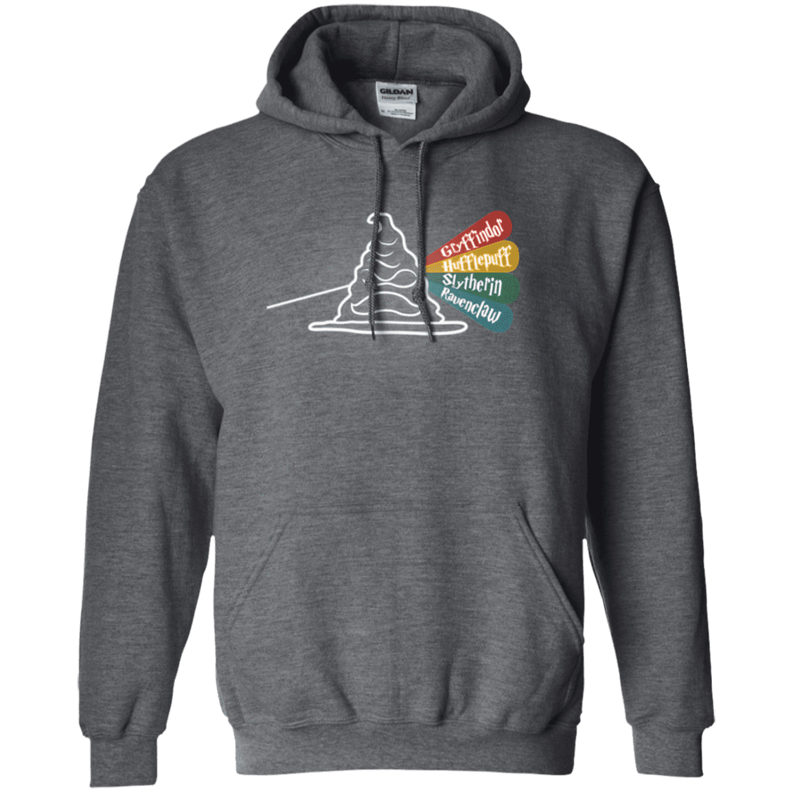 Sweatshirts Dark Heather / S Dark Side of the Hat Pullover Hoodie