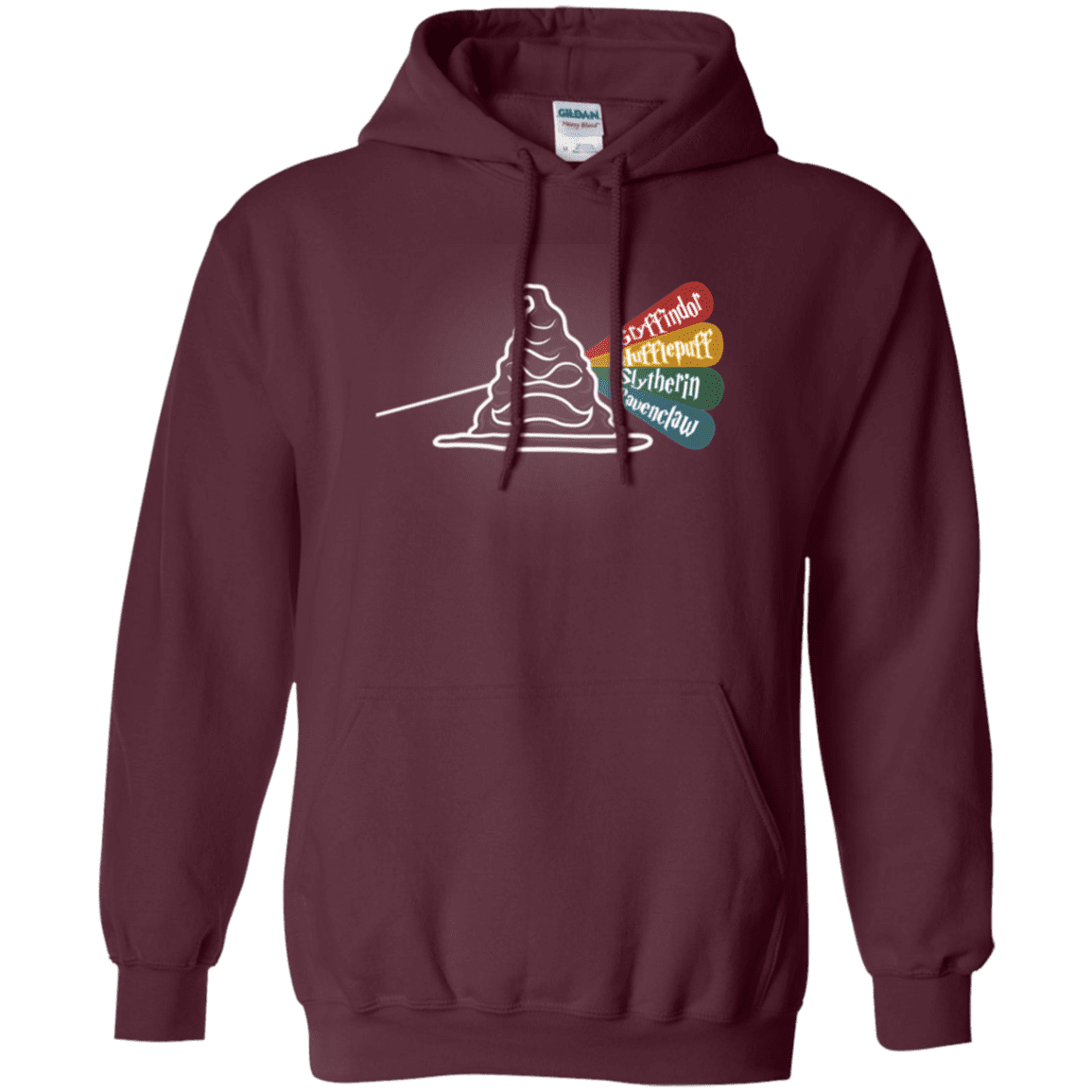 Sweatshirts Maroon / S Dark Side of the Hat Pullover Hoodie