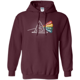 Sweatshirts Maroon / S Dark Side of the Hat Pullover Hoodie