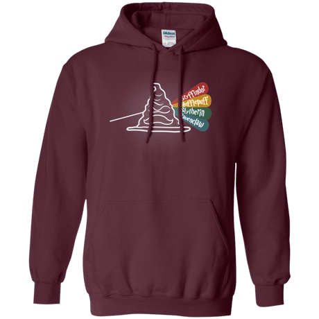 Sweatshirts Maroon / S Dark Side of the Hat Pullover Hoodie