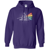 Sweatshirts Purple / S Dark Side of the Hat Pullover Hoodie