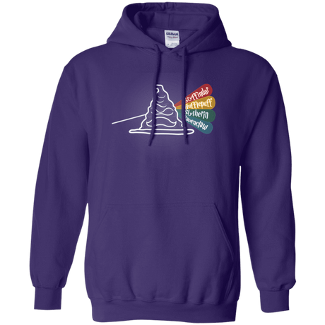 Sweatshirts Purple / S Dark Side of the Hat Pullover Hoodie