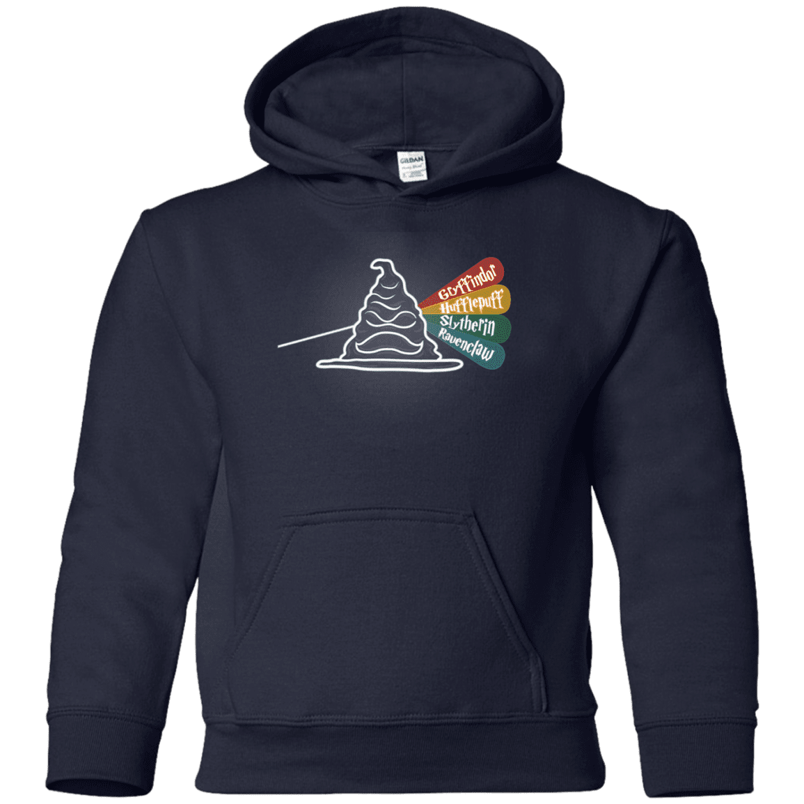 Sweatshirts Navy / YS Dark Side of the Hat Youth Hoodie