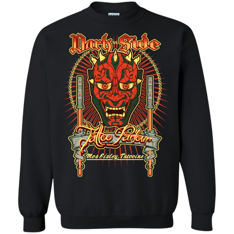 Sweatshirts Black / Small Dark Side Tattoo Crewneck Sweatshirt
