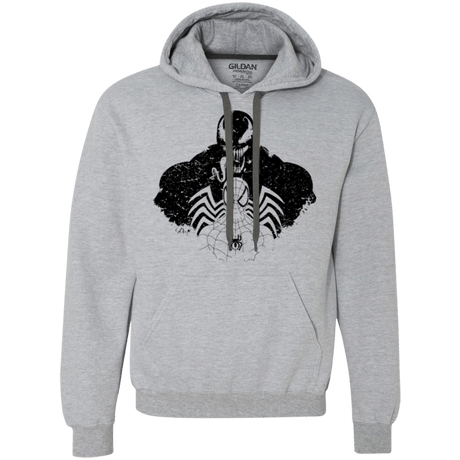 Sweatshirts Sport Grey / Small Dark Spider Shadow Premium Fleece Hoodie