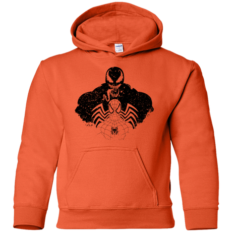 Sweatshirts Orange / YS Dark Spider Shadow Youth Hoodie