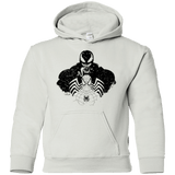 Sweatshirts White / YS Dark Spider Shadow Youth Hoodie