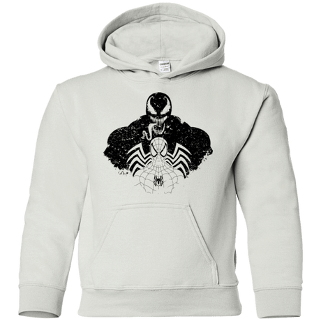 Sweatshirts White / YS Dark Spider Shadow Youth Hoodie
