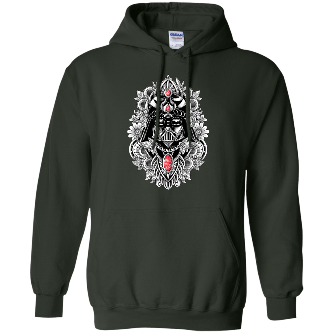 Sweatshirts Forest Green / S Dark Spirit Pullover Hoodie