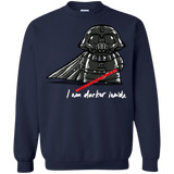 Sweatshirts Navy / S Darker Inside Crewneck Sweatshirt