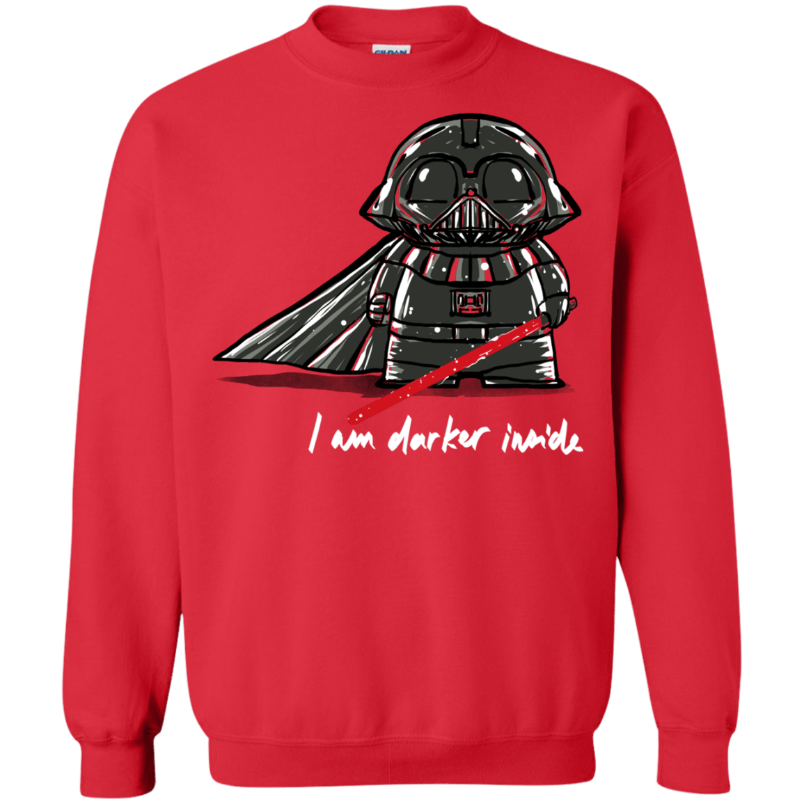 Sweatshirts Red / S Darker Inside Crewneck Sweatshirt