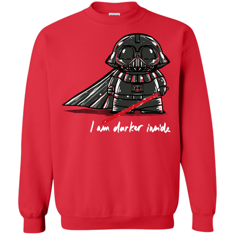 Sweatshirts Red / S Darker Inside Crewneck Sweatshirt