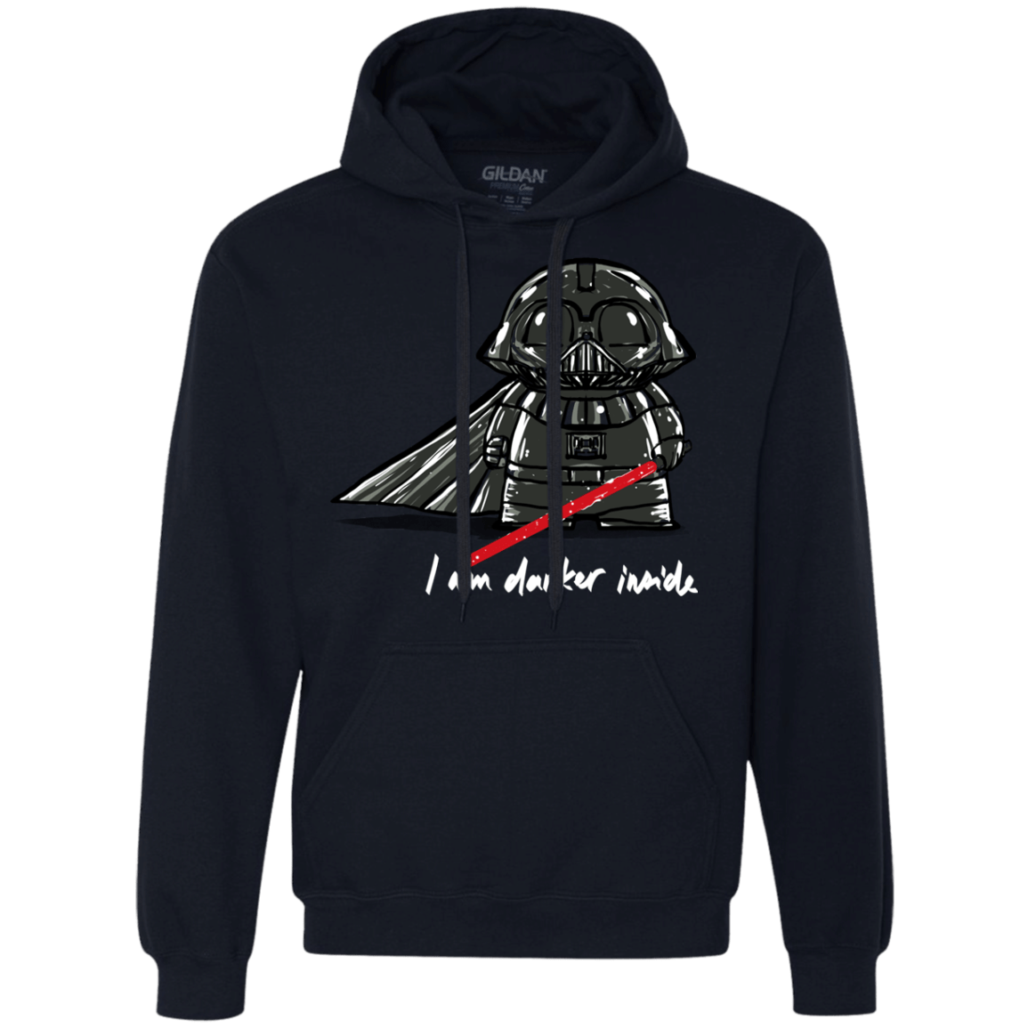 Sweatshirts Navy / S Darker Inside Premium Fleece Hoodie