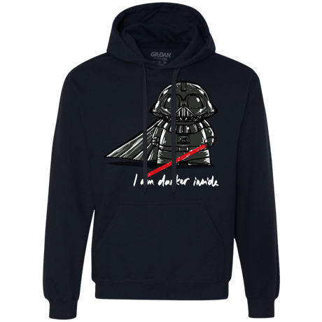 Sweatshirts Navy / S Darker Inside Premium Fleece Hoodie