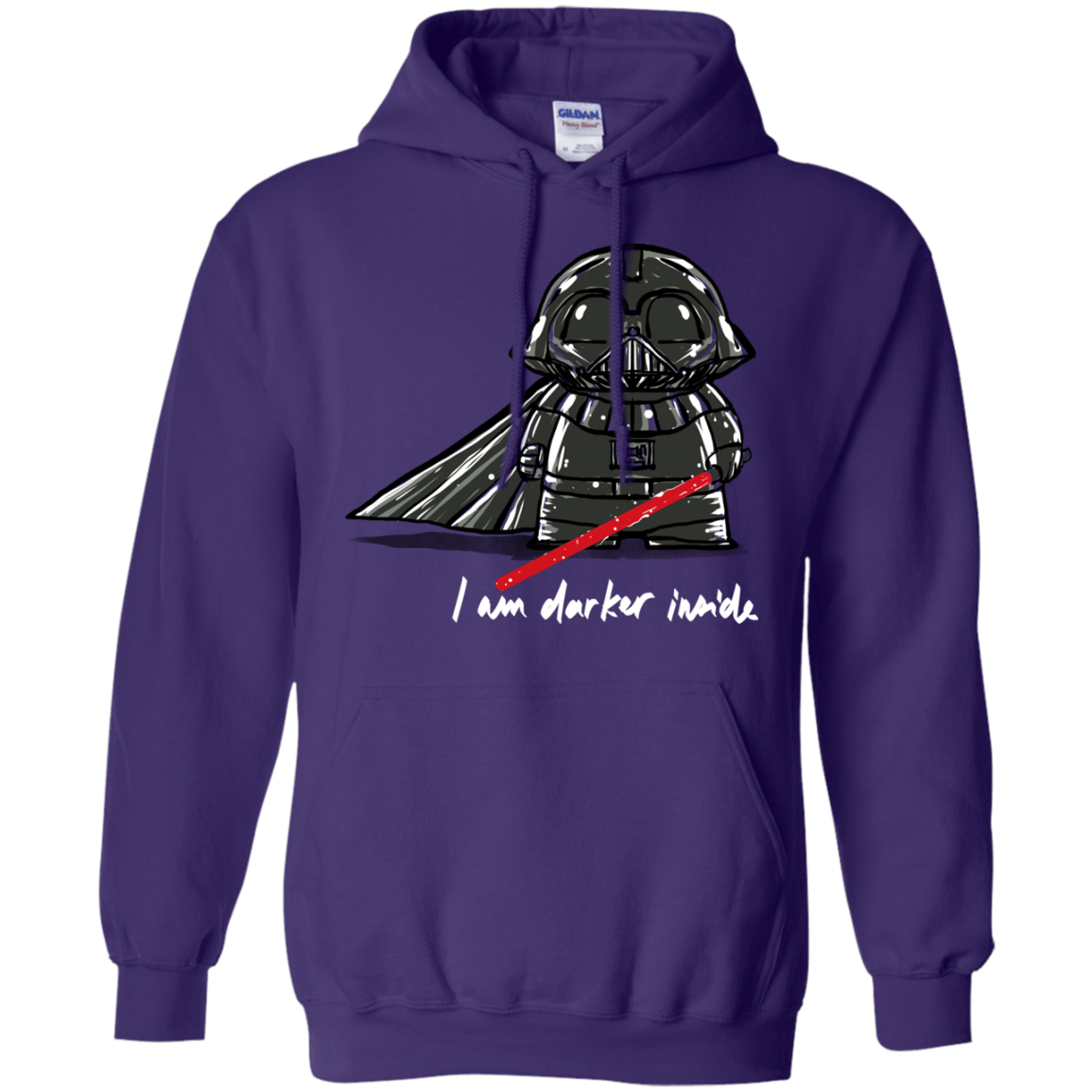 Sweatshirts Purple / S Darker Inside Pullover Hoodie